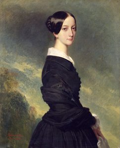 Portrait of Francisca Caroline de Braganca (1824-98) 1844 